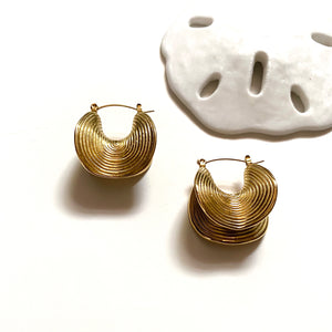 “Fortune” Huggie Hoop Earrings