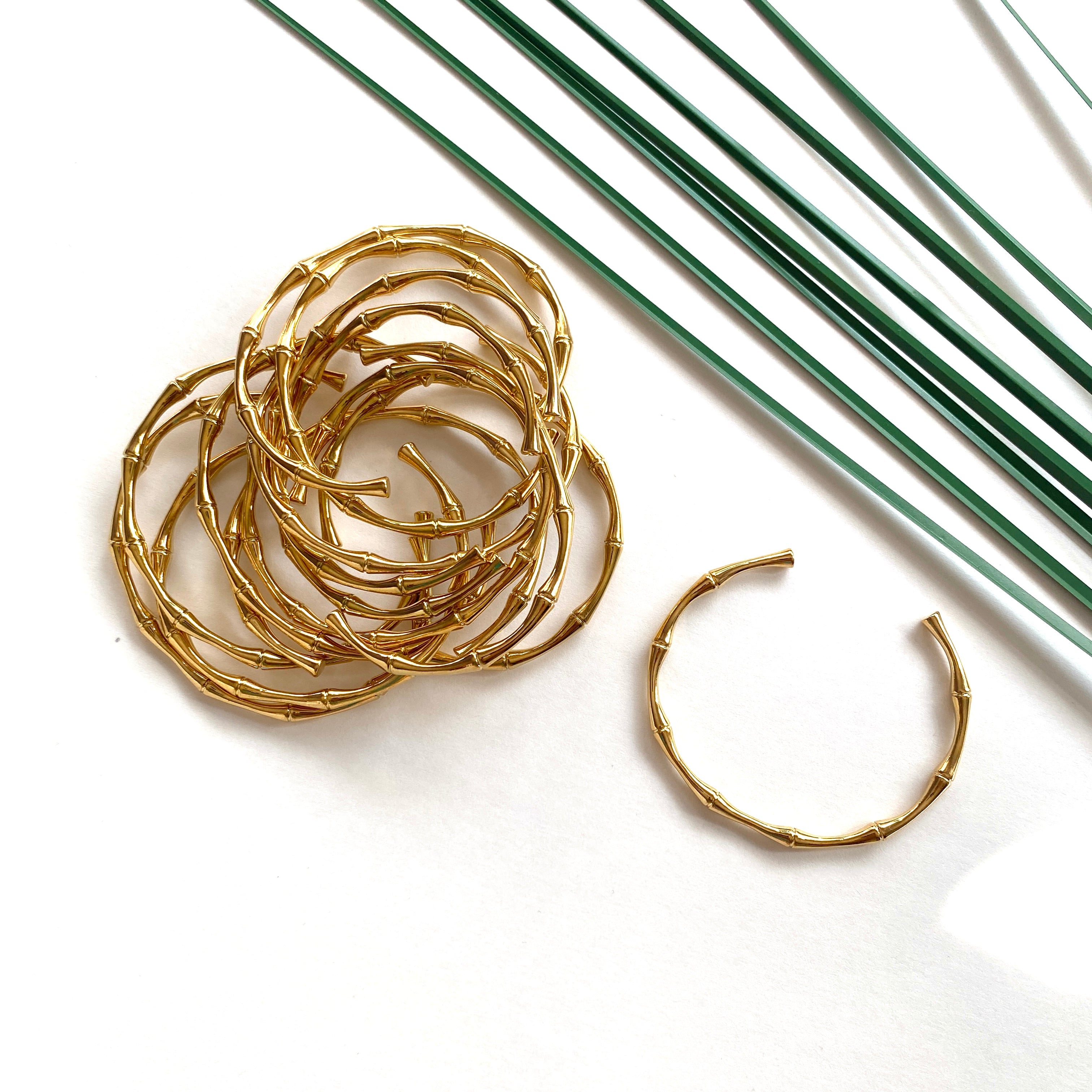 Bamboo Bangle Bracelets