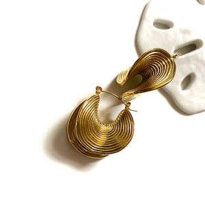 “Fortune” Huggie Hoop Earrings