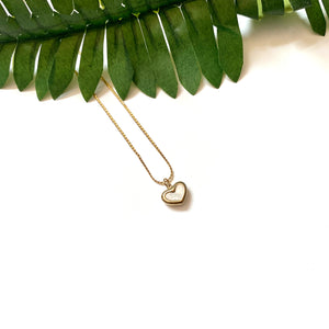 “Forever” Heart Necklace 18k