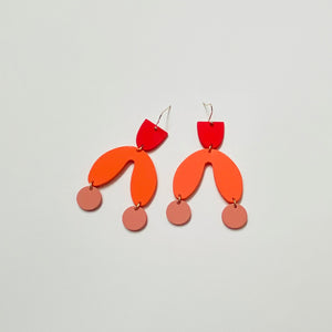 "Play-Doh" Shaded Earrings