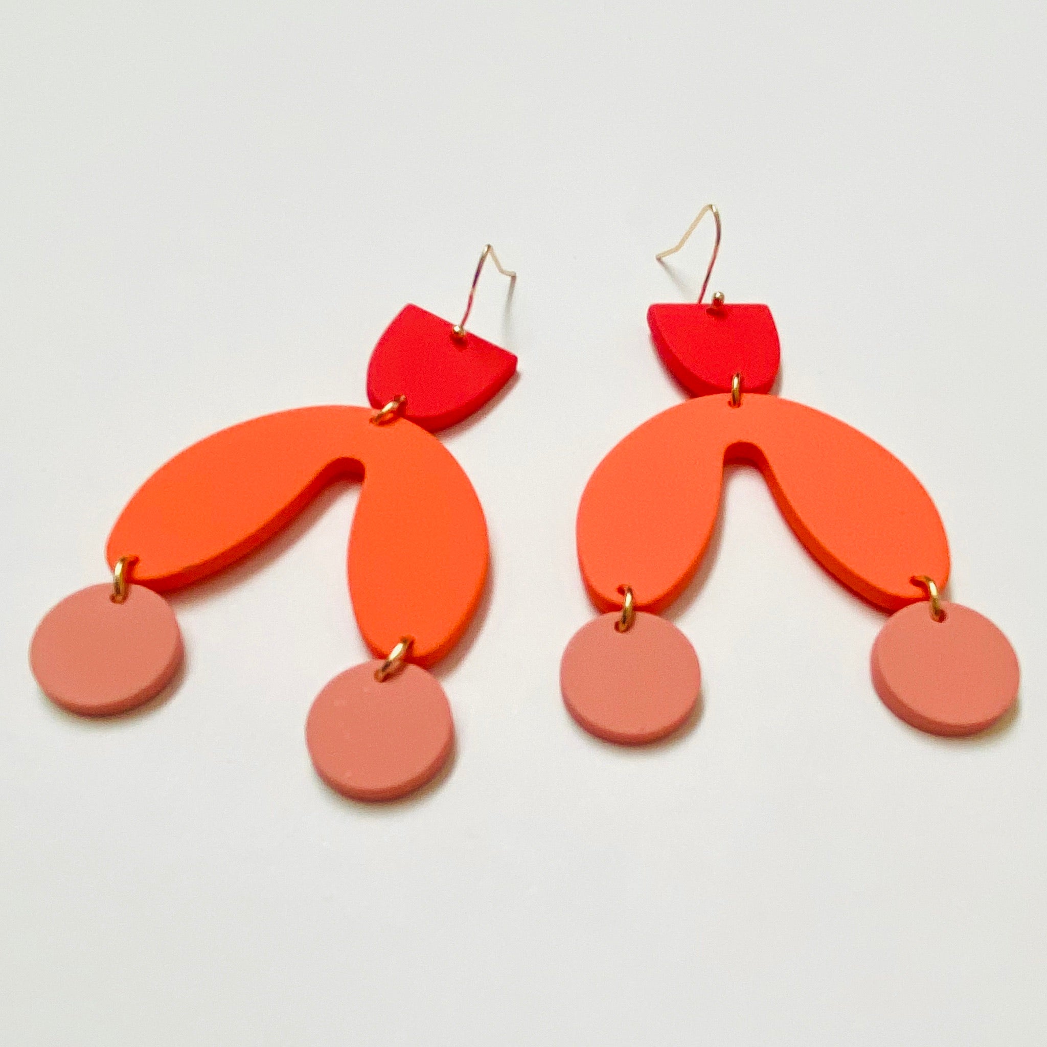 "Play-Doh" Shaded Earrings