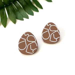 “Squiggles” Stud Earrings