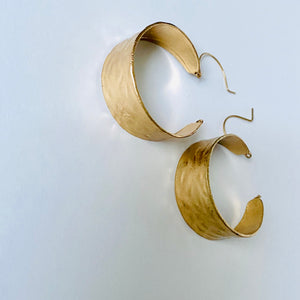 “Yaa ” Tribal Gold Hoops