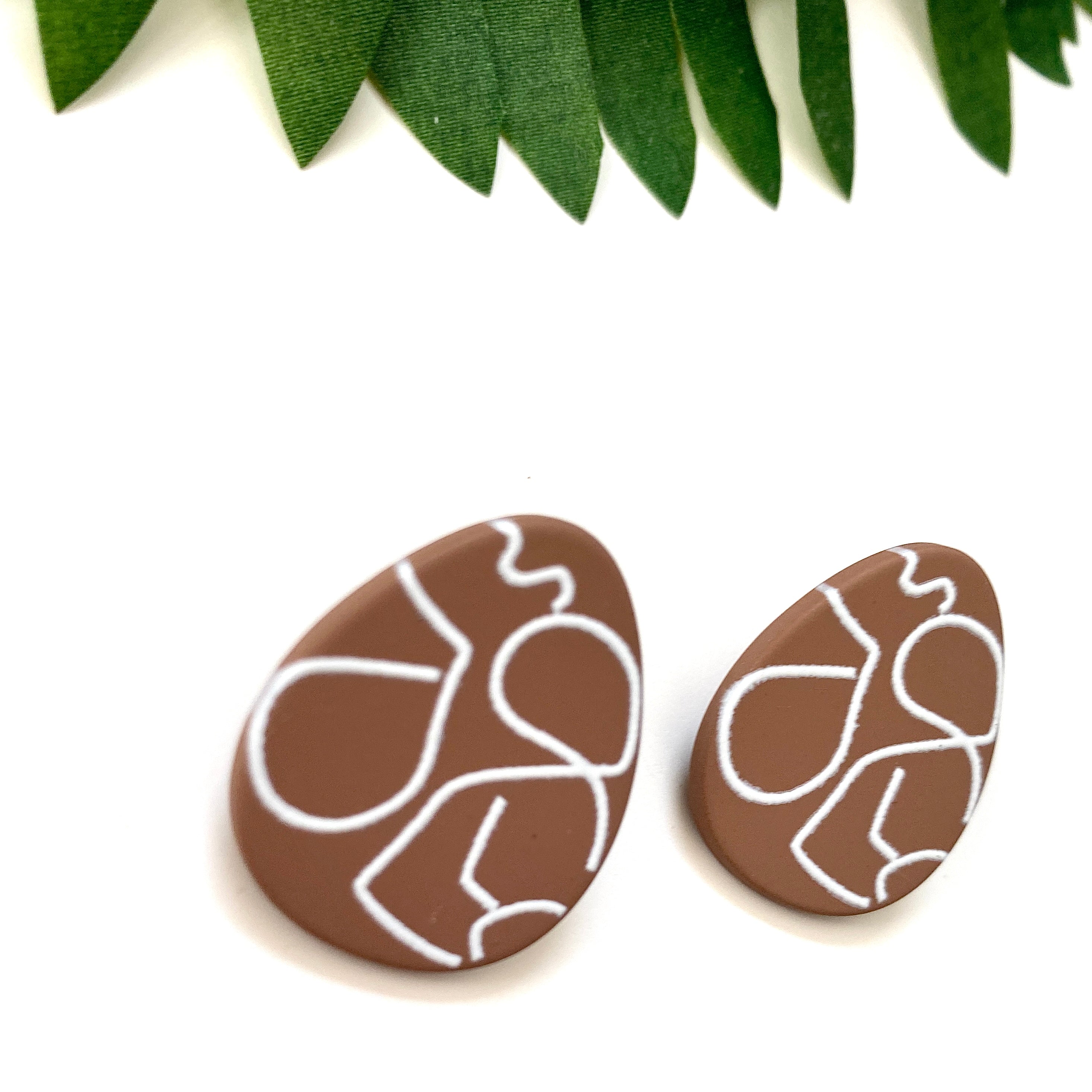 “Squiggles” Stud Earrings