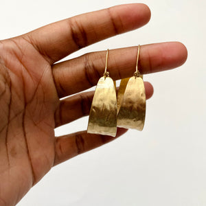 “Yaa ” Tribal Gold Hoops