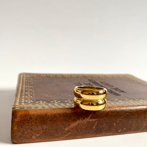 “Cuffed” Gold Ring