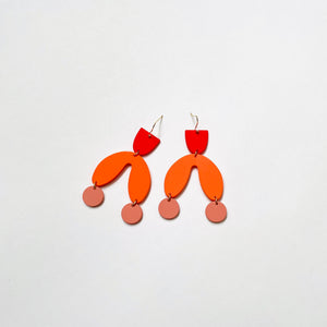 "Play-Doh" Shaded Earrings