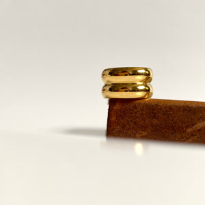 “Cuffed” Gold Ring