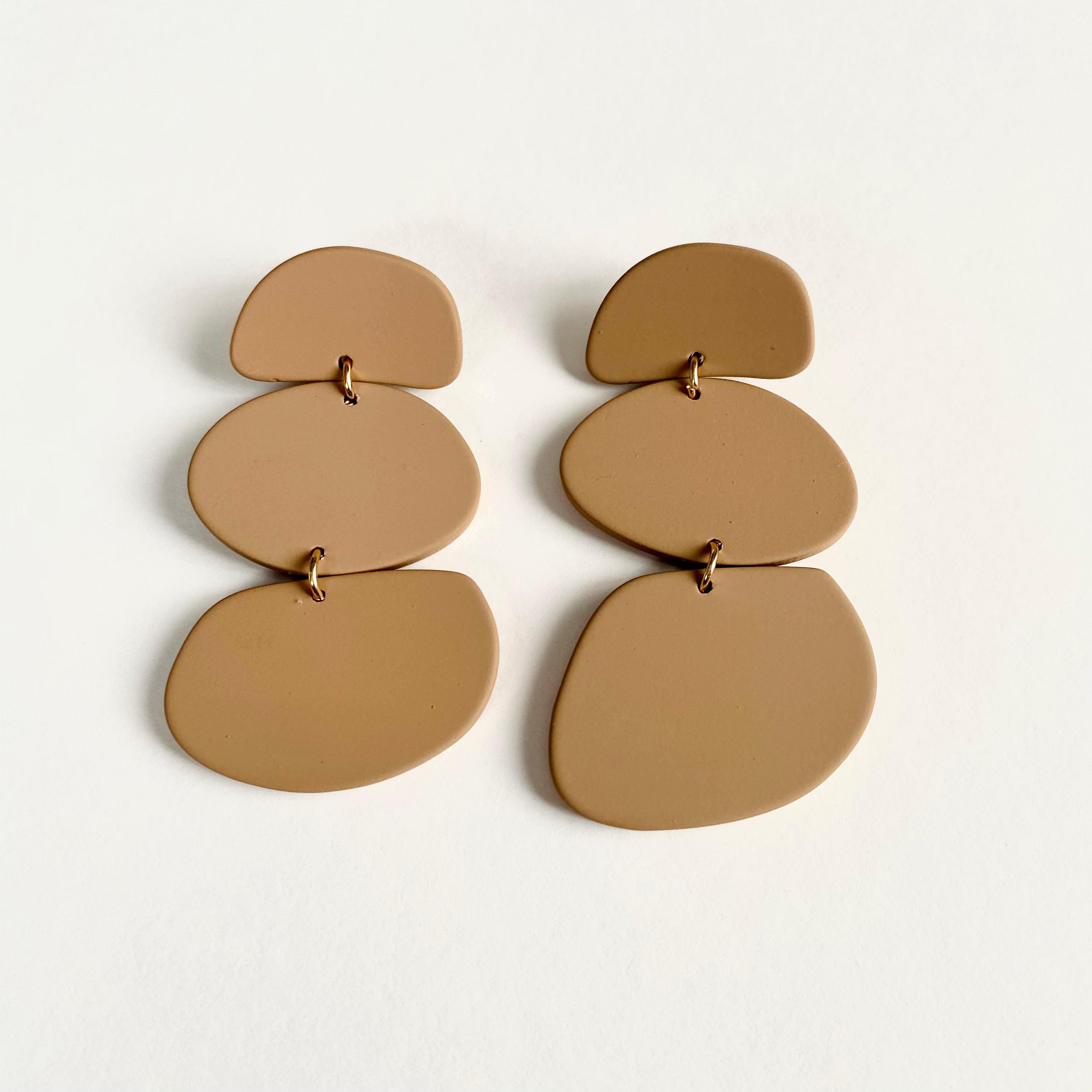 “Shortbread” Natural Drop Earrings